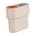 thumbnail image 4 of Cubo de basura con mini vaso desmontable Papelera Contenedor de basura doméstico Abierto Beige, 4 of 9