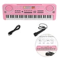 thumbnail image 4 of electrónico de 61 teclas, Piano digital musical con micrófono, Mini de aprendizaje portátil para principiantes, 4 of 9