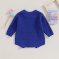 thumbnail image 7 of Okbabeha Baby Girl Chunky Sweater Knit Oversized Sweatshirt Romper Onesie Long Sleeve Crewneck Pullover Top for Newborn, 7 of 7