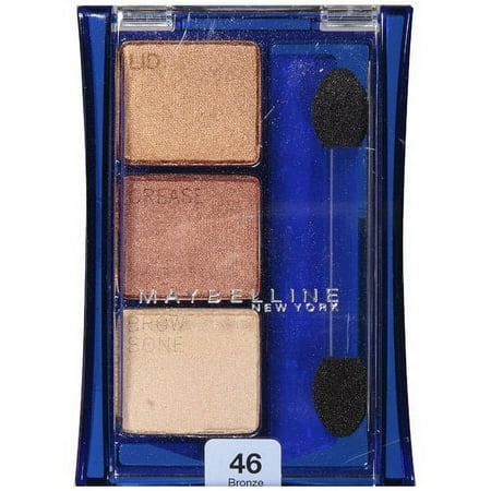 Maybelline New York Expert Wear Eyeshadow, 46 Bronze Glitz, 0.13 Oz., 3 Palette