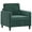 Dark green + Width 30.7", variant on vidaXL Sofa Chair Upholstered Single Sofa Armchair for Living Room Velvet