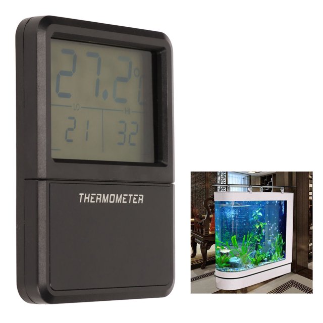 Fish , Terrarium Water Temperature Test Digital Aquarium Display For Aquarium Fish