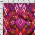 thumbnail image 3 of oneOone Silk Tabby Purple Fabric Flame Stitch Craft Projects Decor Fabric Printed By The Yard 42 Inch Wide, 3 of 4