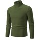 thumbnail image 1 of Suéter de solapa alta con camisa de fondo para hombre de otoño e invierno, suéter de color sólido, camisa de fondo para hombre, 1 of 6
