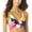 Multi, variant on Anne Cole Womens Printed Nylon Bikini Swim top