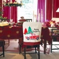thumbnail image 2 of Fundas navideñas para sillas Fundas navideñas para respaldos de sillas para el salón del hogar para decoración navideña F, 2 of 5