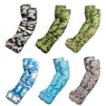 thumbnail image 6 of 1 Pair Unisex Cooling Arm Sleeves, UV Sun Protection Camouflage Arm Sleeves Arm Covers with Thumb Hole for Outdoor Sports Basketball Driving Cycling Golf Fishing, 6 of 6