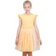 thumbnail image 3 of Vestido de Niña Amarillo a Rayas con Margaritas, Volantes, Tul, Fiesta, Vacaciones, Algodón, 4 Años, 3 of 8