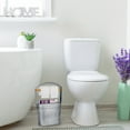 thumbnail image 3 of Autumn Alley Galavnized Standing Toilet Paper Holder with Bucket Extra Roll Storage, 3 of 7
