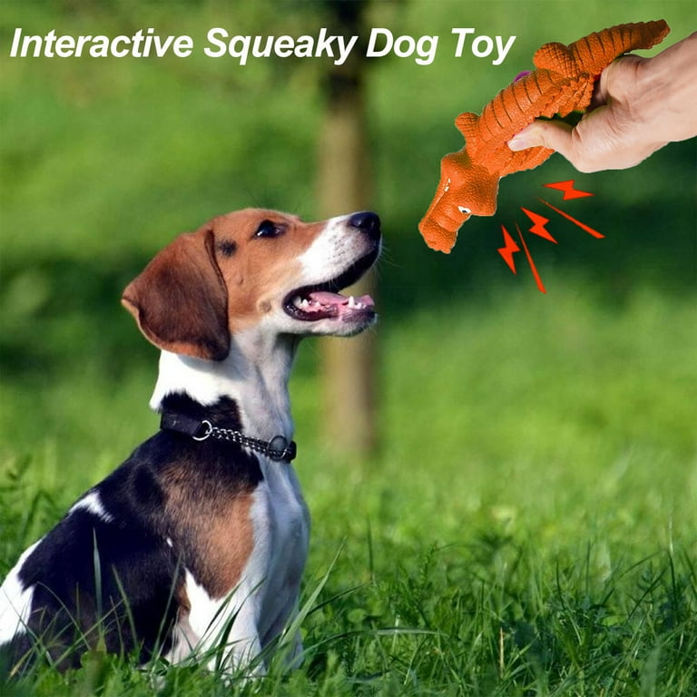 MADDEMCUTE Squeaky Dog Toys for Aggressive Chewers,Durable Interactive Dog  Chew