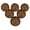 Dark Walnut, variant on IBA Indianbeautifulart Brown Engraved Knobs Furniture Knobs Cabinet Drawer Pull Pack 10