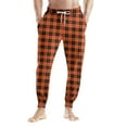 thumbnail image 2 of Men's Buffalo Plaid Jogger Pajama Pants with Pockets, Big and Tall Comfortable Plaid Pj Pants Joggers, 2 of 5