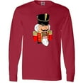 thumbnail image 3 of Inktastic Christmas Nutcracker in Red Long Sleeve T-Shirt, 3 of 5