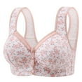 thumbnail image 4 of Front Closure Bras for Women No Underwire Full Coverage Comfortable Supportive Everyday Bralette Breathable Soft Lifting Design, 4 of 4