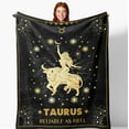 thumbnail image 2 of Taurus Gifts For Women, Taurus Gifts, Taurus Gifts For Men, Taurus Blankets 50"X60", Taurus Birthday Gift, Taurus Zodiac Gifts, Taurus Decor, Taurus Astronomy Gifts, Taurus Constellation Gifts, 2 of 6