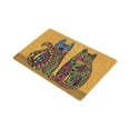 thumbnail image 2 of MKHERT Funny Cats with Floral Ornament Doormat Rug Home Decor Floor Mat Bath Mat 30x18 inch, 2 of 3