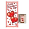 Party Central Club Pack of 12 Red and White Happy Valentine's Day Door Cover Party Decorations