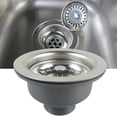 thumbnail image 2 of 114mm Stainless Steel Flange Fits Sink Mini Basket Strainer Waste Kit Kitchen, 2 of 9