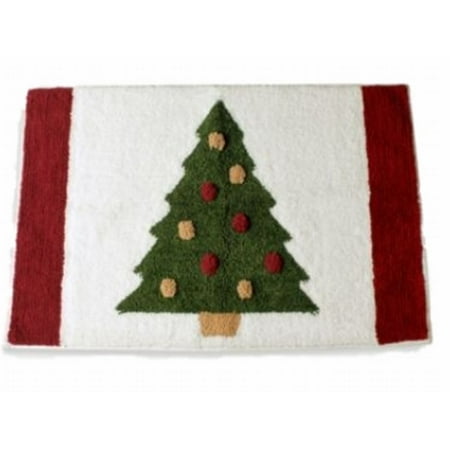Winter Wonderland Holiday Christmas Tree Bath Throw Rug 20x30 Skid ...