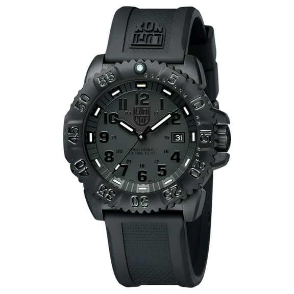 Luminox 3051 BLACKOUT EVO Navy SEAL Swiss Dive Watch