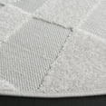 thumbnail image 3 of SAFAVIEH Stella Bertha Geometric Indoor/Outdoor Area Rug, Ivory, 6'7" x 6'7" Round, 3 of 14