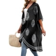 thumbnail image 3 of Shine Up Kimonos for Women Swimsuit Coverup Summer Print Loose Beach Cardigans Swimwear, 3 of 4
