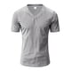 thumbnail image 3 of pstuiky camiseta de hombre, Blusa informal de cuello redondo y manga corta de color liso para hombre camisetas de hombre s, 3 of 7