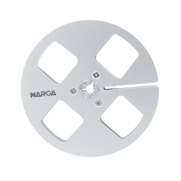 Moyic El reemplazo del carrete de cinta del carrete abierto de la aleación de aluminio de 5 pulgadas para el carrete vacío del reproductor Sistemas de cine en casa Plata