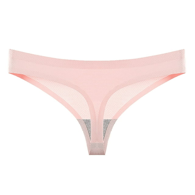 Sous-vêtements Sans Coutures pour Femmes String pour Femmes Femmes Été String Respirant Sans Coutures Taille Basse sous-Vêtements String Sans Coutures pour Femmes String pour Femmes