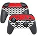 thumbnail image 3 of MightySkins Peau en Fibre de Carbone pour Manette Nintendo Switch Pro - Chevrons Rouges / Fini en Fibre de Carbone Texturé Protecteur et Durable / Facile à Appliquer, à Retirer et à Changer de Styles / Fabriqué aux É.-U., 3 of 4