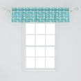 thumbnail image 2 of Ambesonne Cartoon Valance Pack of 2, Cartoon in Fantasy World, 54"X12", Dark Seafoam Multicolor, 2 of 2