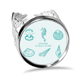 thumbnail image 1 of Modelo de vida marina Blue Hipocampo Anillo de compromiso de boda de amor ajustable Unbranded  M, 1 of 3