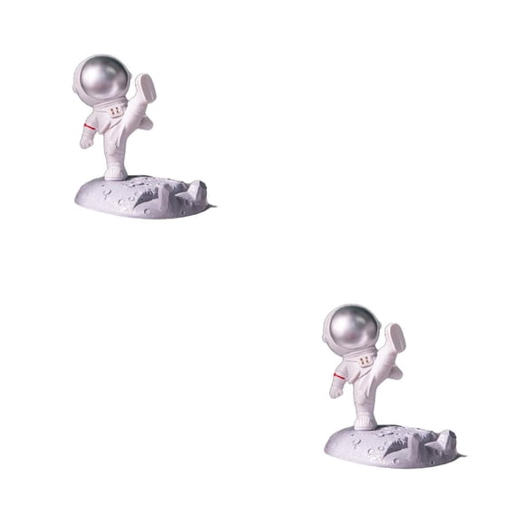 Sidaley Astronautas Soporte para teléfono celular Soporte para astronautas Soportes para fiestas Pierna alta Plata Type2 NO2