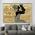 thumbnail image 6 of African Wall Art, Abstract Poster, Ethnic Patterns Art Canvas, African Woman Poster, Ethnic Poster, Safari Animals Printed Canvas, Canvas Wall Decor - Gallery Wrapped, 6 of 9