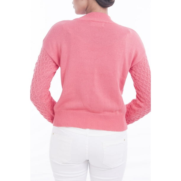 Pink sweater best sale walmart