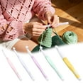 thumbnail image 2 of 5pcs Large Crochet Hooks Set (8mm 20mm) Ergonomic Hooks For Yarn Beginner Knitting Blankets & Shawls Circular Knitting Needles Interchangeable Circular Knitting Needles Size 8 Circular Knitting, 2 of 6