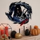 thumbnail image 2 of Moyic Pegatinas de pared de Halloween de bruja, calcomanías rotas de terror tridimensionales 3D, papel tapiz autoadhesivo para dormitorio, suministros Kits de decoración para fiestas Moyic HA068229-00, 2 of 6