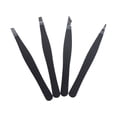 thumbnail image 1 of HLONK 4pcs Stainless Steel Eyebrow Tweezers With Slant Flat Angled Pointed Tips For Eyebrow Ingrown Hair And Splinters With St, 1 of 8