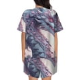thumbnail image 6 of Fotbe Dragon1 Print Pajama Set for Women 2 Piece Loungewear Short Sleeve Tops and Shorts Set Soft Sleepwear-XX-Large, 6 of 7
