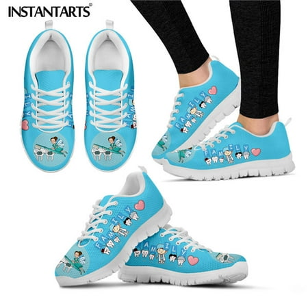 

Summer Shoes For Women 2021 Woman Sneakers Cartoon Tooth Angel Print Designer Dentist Ladies Sneaker Flat Shoes Zapatos Planos
