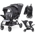 thumbnail image 1 of Open Box Sit N' Stand Double Stroller 2.0 DLX w/5 Point Safety Harness, Stormy, 1 of 11