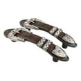 thumbnail image 5 of Set Of 2 Western Faux Tooled Leather Bling Belt Buckle Drawer Cabinet Bar Pulls, 5 of 5