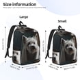 thumbnail image 3 of Yiaed Dog Wrapped in Towel 1 Print Backpack, Premium Laptop Backpack, Travel Backpack for Women, Lightweight Backpacks, Comfortable Back Pack-Small, 3 of 5