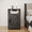 Dark Grey, variant on Farmhouse Nightstand with Charging Station, Rustic End Table with 2 USB Ports & 2 AC Outlets, 3-Tier Storage Cabinet for Bedroom Living Room, White