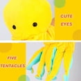 thumbnail image 4 of Plush Octopus Hand Puppet Ocean Stuffed Animal Interactive Toy for Role Play Pre, 4 of 5