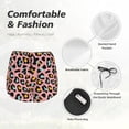 thumbnail image 5 of Disketp Leopard Print Women's Shorts Workout Shorts for Athletic Gym Running Shorts with Phone Pockets Large, 5 of 8