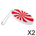thumbnail image 1 of Llavero flotante en forma de tabla de surf EVA rojo 2 piezas Sharpla, 1 of 8