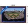 thumbnail image 3 of MLB Chicago Cubs - Wrigley Field 15 Wall Poster, 22.375" x 34", Framed, 3 of 3