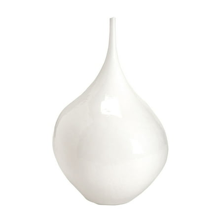 Dimond Home White Hand Blown Bottle