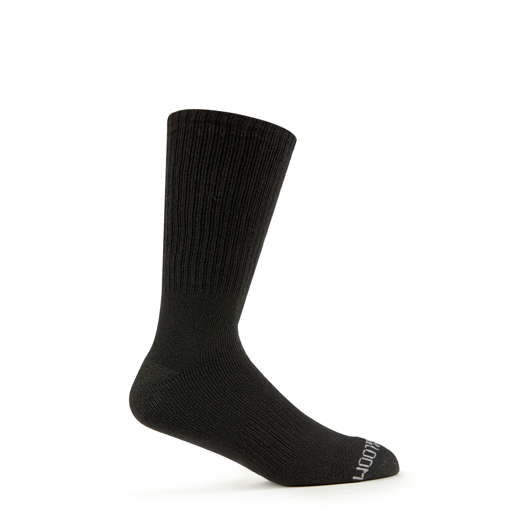Fruit of the Loom Work Gear Heavy Duty Men's Crew Socks, Sizes 6-12, 4-Pack